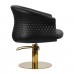 Hairdressing Chair GABBIANO WERSAL GOLD black